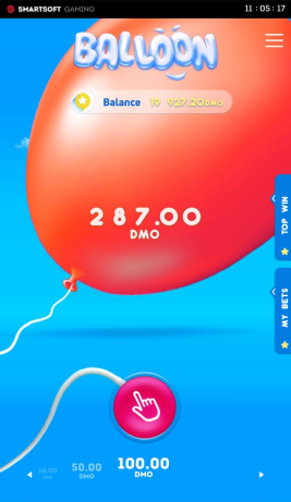 Надувание шарика